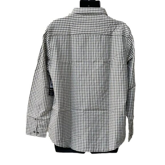 RVCA Lightweight Beat Check Long Sleeve Size L Camp Collar Button Down Shirt - Picture 2 of 10
